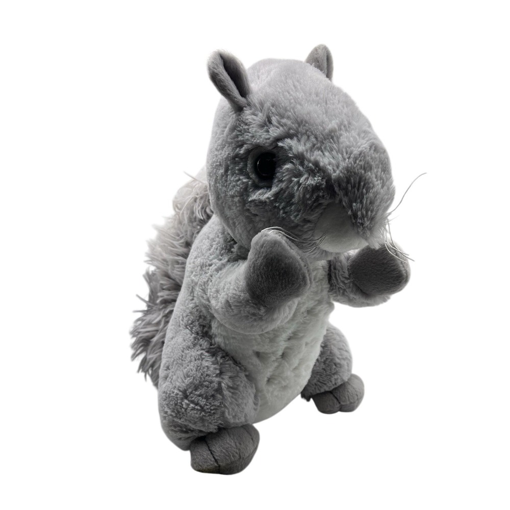 Walmart L Critter Squirrel Plush 11 Inch Grey Stuffed Animal Bushy Tail
